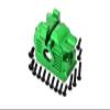 Aluminum 7075 Alloy Rear Differential Housing for Traxxas 1:10 Rustler 4X4 VXL/Slash 4X4 VXL/Hoss 4X4 VXL/Ford Fiesta Rally/Ford F-150 Raptor/Stampede 4X4 VXL / 1:7 AWD XO-01 - Green view 1