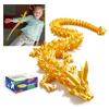 Meet Gladness 243D Printed Dragon Large 3D Dragon--Bigger Fidget Toy Gift for Kids, Boys, Girls & Adults,Cool Giant Crystal 3-D Printed Animals Desk Decor, Easter Basket Essentials view 1