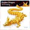 Meet Gladness 243D Printed Dragon Large 3D Dragon--Bigger Fidget Toy Gift for Kids, Boys, Girls & Adults,Cool Giant Crystal 3-D Printed Animals Desk Decor, Easter Basket Essentials view 2