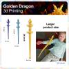 Meet Gladness 243D Printed Dragon Large 3D Dragon--Bigger Fidget Toy Gift for Kids, Boys, Girls & Adults,Cool Giant Crystal 3-D Printed Animals Desk Decor, Easter Basket Essentials view 3