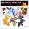 Meet Gladness 243D Printed Dragon Large 3D Dragon--Bigger Fidget Toy Gift for Kids, Boys, Girls & Adults,Cool Giant Crystal 3-D Printed Animals Desk Decor, Easter Basket Essentials view 4