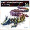 Meet Gladness 303D Printed Dragon Large 3D Dragon--Bigger Fidget Toy Gift for Kids, Boys, Girls & Adults,Cool Giant Crystal 3-D Printed Animals Desk Decor , Easter Basket Essentials view 2