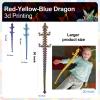 Meet Gladness 303D Printed Dragon Large 3D Dragon--Bigger Fidget Toy Gift for Kids, Boys, Girls & Adults,Cool Giant Crystal 3-D Printed Animals Desk Decor , Easter Basket Essentials view 3