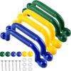 6 Pcs Kids Swingset Handle Plastic Playground Safety Handles Outdoor Playset Grab Handles for Boys Girls Play House Swing Set, 3 Colors (Color Set 1) view 1