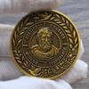 The Cardinal Virtues Stoic Coin with Symbols of Justice, Courage, Wisdom, and Temperance (Single Coin) view 4