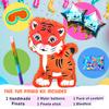 Tiger Pinatas For Animal Theme Party Decorations - Perfect for Birthday Celebrations with Buster Stick, Blindfold, Confetti, and 2 Balloons view 3