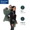 Osprey Poco Premium Child Carrier Backpack  Deluxe Kid Carrier for Hiking with Built-in Sunshade, Removable Daypack, and Adjustable Fit  Premium Comfort for Parent and Child, Koseret Green view 2