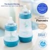 MAM 11oz Easy Start Anti-Colic Baby Bottles, Fast Flow, Breastfeeding-Like Silicone Nipple, Reduces Colic, Gas, & Reflux, Easy-to-Clean, BPA-Free, 4 Plus Months view 2