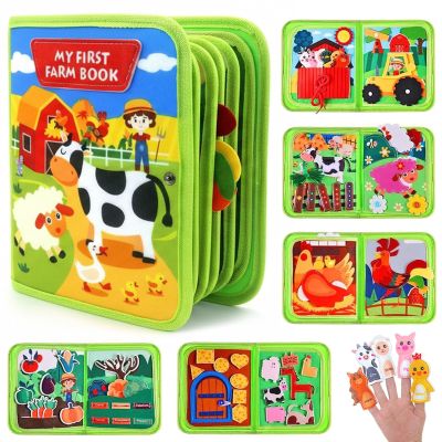 Cobelae Busy Book for Toddlers 1-3, Montessori Toys for 1 Year Old