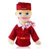 Role Play Hand Puppets Hand Plush Chef Doctor Fireman Pirate Detective Athlete Nurse Worker Hand Puppet Toys Puppets for Kids Storytelling Imaginative Pretend Play Teaching Preschool(Stewardess) view 1