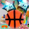 Basket Ball Pinatas for Sports Theme Parties, Perfect Birthday Decorations, Centerpiece, Pinatas for Boys and Party Props includes with Buster Stick, Blindfold, Confetti, and 2 Balloons view 3