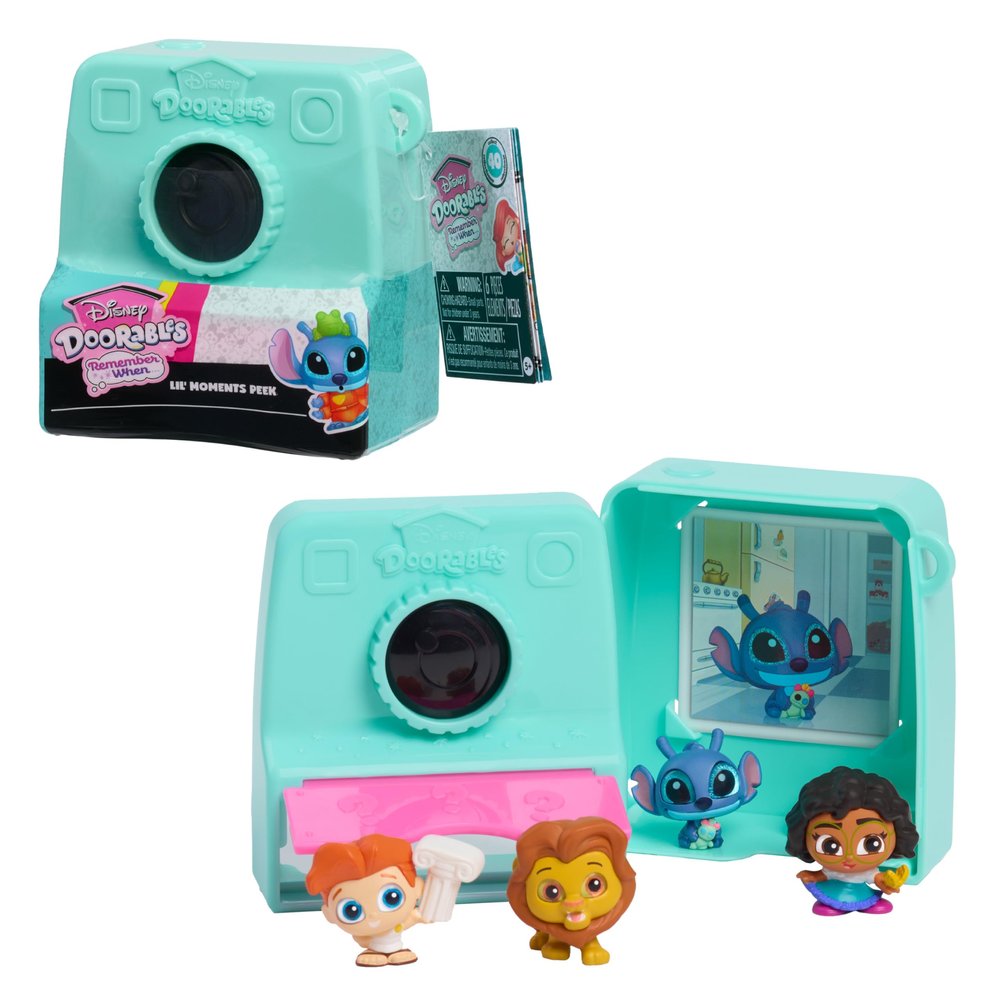 Just Play Disney Doorables Remember When Lil Moments Collection Peek, Collectible mini Toy Figurines, Easter Basket Fillers, Gifts, Presents, Kids Toys for Ages 5 Up