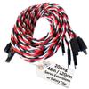 BackBayRC - 20awg Servo Extension Wire w/Safety Clip - 100 Strands for RC Vehicles, Drones, E-Bikes - 7 Lengths / 5 Wires per Pack (120CM / 48in / 4ft) view 1