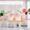 Akargol Handmade Wooden Fencing Puppets - XLarge 2025 New Sword Duel Game Best Family Board Games for Christmas 2-Player Wooden Robot Battle Balloon Game, Whack a Balloon Party Games for 2 Players view 2