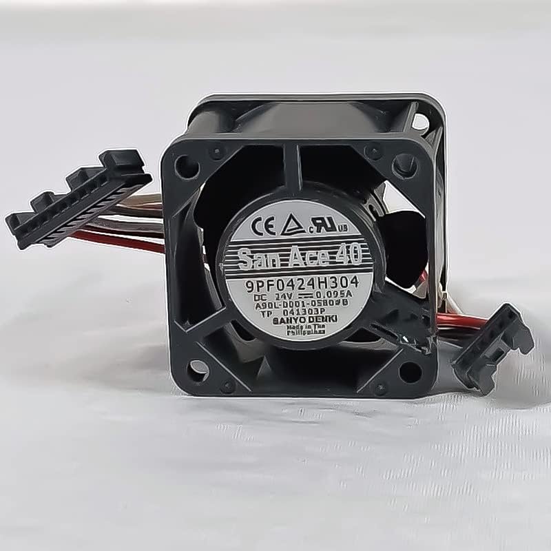 AJSWISH 9PF0424H304 24V 0.095A 4CM Fanuc Cooling Fan for 9PF0424H304 A90L-0001-0580#B Fanuc Fan