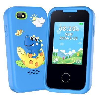 KAKTIN Kids Phone for Boy, Toddler Toy Phone Birthday Gifts Toys for 3 4 5 6 7 8 Years Old Kids Camera