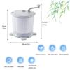 16x13in Small Washing Machine 2 In 1 Mini Manual Washing Machine And Dehydrator Combo For RV Apartments Dorms Camping Travel Convenience And Efficiency view 2