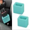 DS. DISTINCTIVE STYLE Seat Belt Holder Easy Access Seatbelt Accessories for Kids 2 Pieces (Aqua Blue) view 1