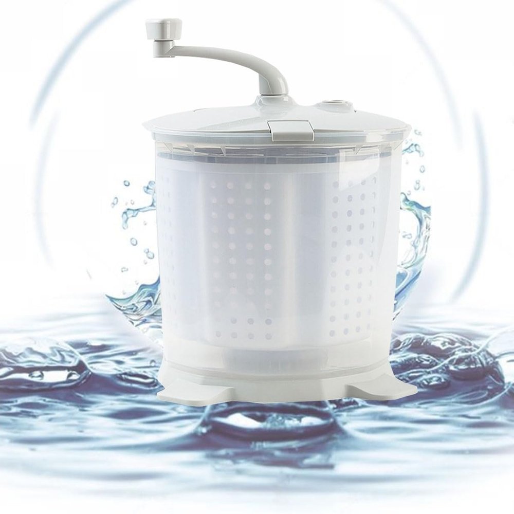 Portable Washer Non Electric Mini Washing Machine 40x33cm/16x13in Compact Laundry Apartment Dorm RV Camping Washing Machine With Drain Basket