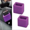 DS. DISTINCTIVE STYLE Seat Belt Holder Easy Access Seatbelt Accessories for Kids 2 Pieces (Purple) view 1