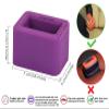 DS. DISTINCTIVE STYLE Seat Belt Holder Easy Access Seatbelt Accessories for Kids 2 Pieces (Purple) view 2
