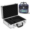Carrying Bag for RC Controller, 2.4G Universal Aluminum Alloy Airplane Aircraft RC Transmitter Carrying Case with Foam, Portable & Shockproof Remote Control Transmitter Case for JR FUTABA forFLYSKY view 1
