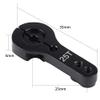 HERCHR Metal 25T Servo Horn Aluminum 25 Teeth Extension Steering Arm Server 35MM M3 Thread Compatible with FutabaAce, forTowerPro MGAirplanes RC Plane Helicopter Car (Black) view 4