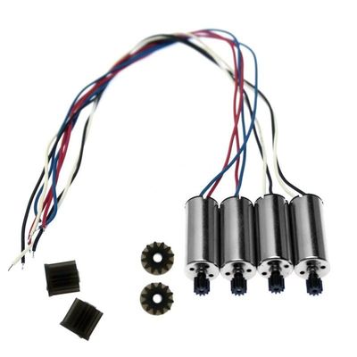 FTYUERT Drone toy accessories S167 S166 RC Drone SP500 Spare Parts Kit Propellers Blades Protection Frame CSJ S167 GPS Quadcopter Arms Motor Gear Shaft Screws(4pcs 7.4V motor)