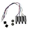 FTYUERT Drone toy accessories S167 S166 RC Drone SP500 Spare Parts Kit Propellers Blades Protection Frame CSJ S167 GPS Quadcopter Arms Motor Gear Shaft Screws(4pcs 7.4V motor) view 1