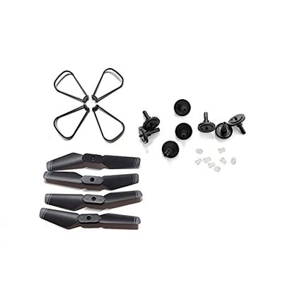 FTYUERT Drone toy accessories for GD93 MINI DRON S171 XT6 LS-Quadcopter RC Drone Cw Ccw Motor Engines Gears Spare Parts Kit(Black)