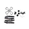 FTYUERT Drone toy accessories for GD93 MINI DRON S171 XT6 LS-Quadcopter RC Drone Cw Ccw Motor Engines Gears Spare Parts Kit(Black) view 1