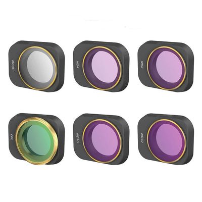 Drone toy accessories for for Mini 3 Pro Drone Camera Lens Filter Spare Parts 4/8/16/32 ND NDPL CPL MCUV Filter Kit for for Mavic Mini 3 Pro Accessories(6 in 1)