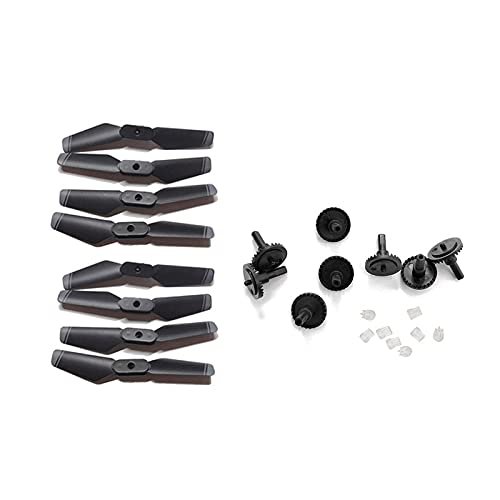 FTYUERT Drone toy accessories for GD93 MINI DRON S171 XT6 LS-Quadcopter RC Drone Cw Ccw Motor Engines Gears Spare Parts Kit(Blue)