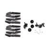FTYUERT Drone toy accessories for GD93 MINI DRON S171 XT6 LS-Quadcopter RC Drone Cw Ccw Motor Engines Gears Spare Parts Kit(Blue) view 1