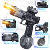 2 Pack Electric Water Guns with Light Up,Full Automatic Electric Squirt Gun 28-32 FT Range Water Pistol Blaster Soaker,Summer Outdoor Pool,Water Toy for Adult&Kid view 3