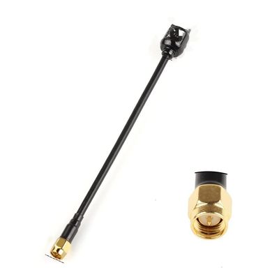 Drone toy accessories for RC FPV Mini Long Range Hammer Antenna RHCP Right Spin SMA IPEX MMCX Angle 5.8G 2.5dBi 135mm for RC FPV Racing Drones Accessories(1PC RHCP SMA)