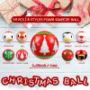 40 Pcs Christmas Stress Balls,Foam Christmas Squeeze Ball,Mini Relief Stress Ball with Santa,Tree,Moose,Snowman,Penguin for Party Favors,Goodie Bag Fillers,Stocking Stuffer Gifts(8 Styles) view 2