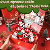 40 Pcs Christmas Stress Balls,Foam Christmas Squeeze Ball,Mini Relief Stress Ball with Santa,Tree,Moose,Snowman,Penguin for Party Favors,Goodie Bag Fillers,Stocking Stuffer Gifts(8 Styles) view 3