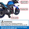 Ride on Motorcycle,TAMCO 12V Kids Electric Motorcycle,Battery Operated Kids Vehicles with Hand Racing/Foot Brake/Light Wheel/Kids Ride on Toys Children Electric Bike (Blue) view 4