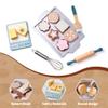 Wooden Play Food Sets for Kids, Pretend Play Kitchen Accessories with Shopping Bag, Cutting Toys, Gift for Boys and Girls Ages 3-6 view 2