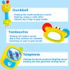 MOONTOY 3pcs Baby Rattles Toy Set, Baby Toys 0-6 Months Infant Toys 6-12 Months Teethers for Babies 3-6 Months Easter Basket Stuffers Gifts, Sensory Teething Toys 0 1 2 3 4 5 6 Month Newborn Boy Girl view 4