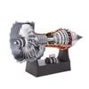 Fundiyengdi TR900 Turbofan Engine Kit That Works, Aero Aircraft Engine Model with Light, Adjustable Speed 3D Printed Mechanical Engine, DIY Assembly Simulation Science Physical Experiment Motor view 1
