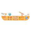 Monlurd Wooden Ship Activity Wall Panel for Kids, Sensory Wall Toy, Activity Cube, Wall Toys for Toddlers 1-3, Playroom Toys, Daycare Furniture, Montessori Busy Board view 1