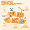 Monlurd Wooden Ship Activity Wall Panel for Kids, Sensory Wall Toy, Activity Cube, Wall Toys for Toddlers 1-3, Playroom Toys, Daycare Furniture, Montessori Busy Board view 4