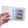 Beuiouer 2100 Savings Challenge Binder Money Saving Challenge Mini Budget Binder PVC 1 PCS view 4