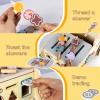 BAUTIA Baby Push Toys, Wooden Play Kitchen Food Cart, Montessori Acitivty Center Walker Toys for 1 2 Year Old Girl Boys Gifts view 3
