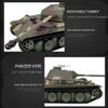 DAOYU Remote Control Tank,1/16 2.4G RC German Panther G Tank,Military Vehicles with Rotating Turret and Lights Sounds Smoke Effects for Adult Teens (Basic Version/Camouflage Green), 149144K0E1 view 4