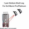 FTYUERT Drone toy accessories for D Mavic Pro/Platinum Fuselage Pad 1 pair Bottom Shell Leg/Landing Gear for D Mavic Pro/Platinum Fuselage Pad Spare Part Rear Foot view 2