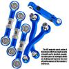 hopsupRC RC Aluminum Metal Turnbuckle Camber Links Toe Links with Rod Ends Steering Linkage Set Upgrade Parts for 1/18 LaTrax Teton,Desert Prerunner.Navy Blue(Replace 7636) view 4