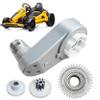Beuiouer 24V RS775 High-Speed Motor Gearbox for Motor Upgrade,High Torque 24 Volt Motor with GearBox, light grey view 3